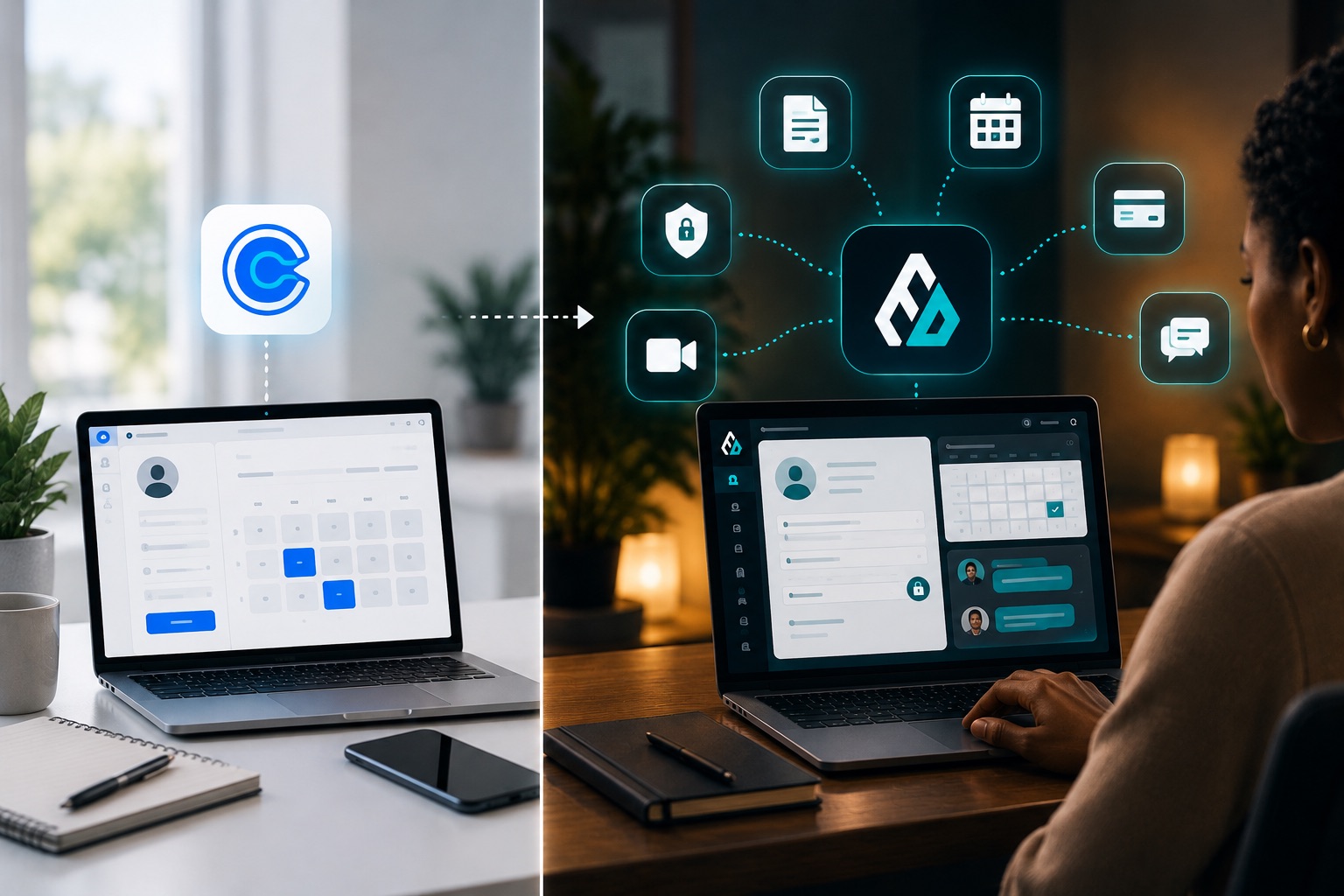 Calendly appointment scheduling compared with Anvora's an ongoing private client engagement
